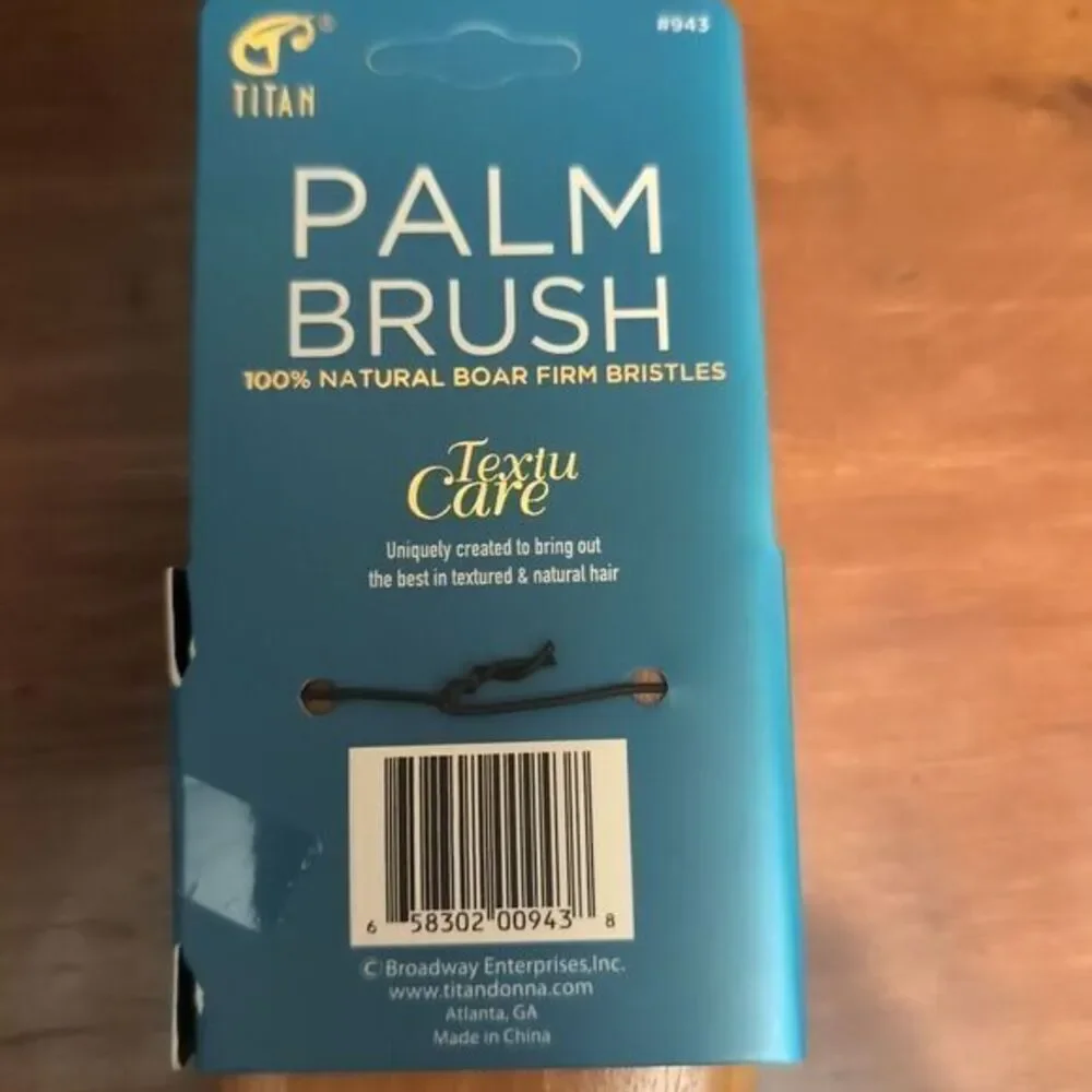NEW TITAN Premium Natural Boar Palm Brush‎